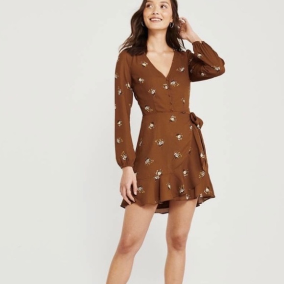 Abercrombie & Fitch Dresses & Skirts - Abercrombie and Fitch Side Tie Boho Bohemian Flowy Knee Length Dress Size S